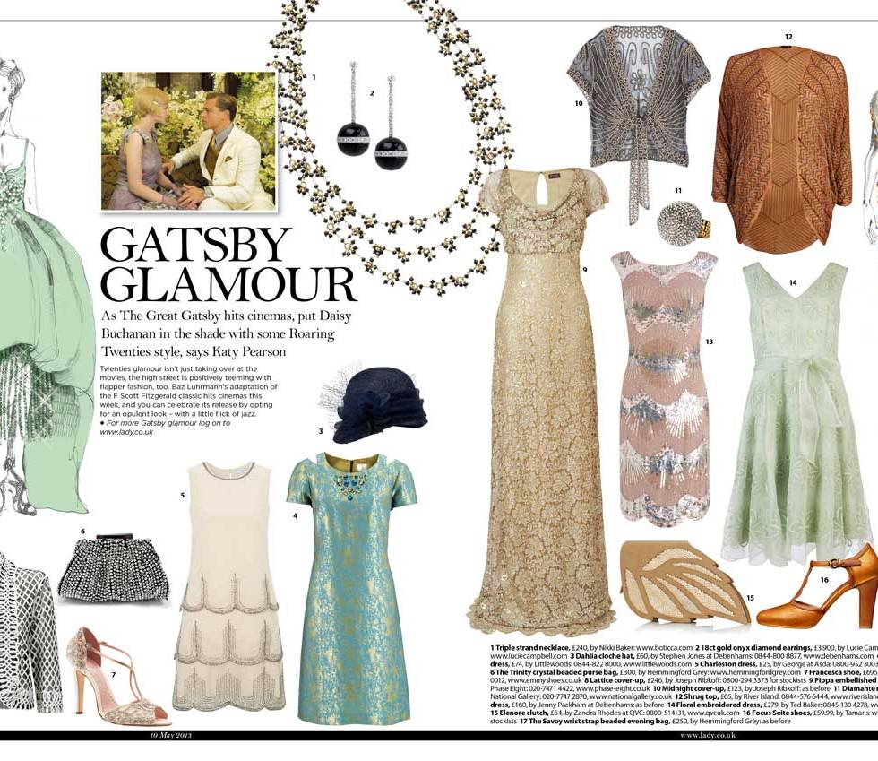 Gatsby Glamour in The Lady magazine