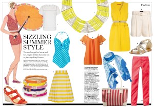 Sizzling Summer Style in The Lady magazine