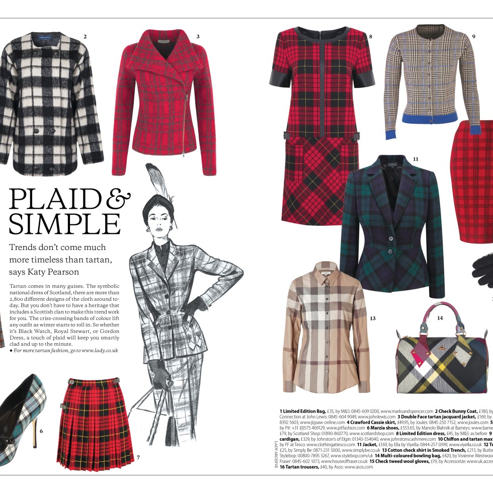 Plaid fashion