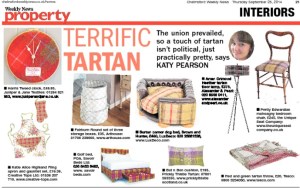 Tartan interiors Katy Pearson
