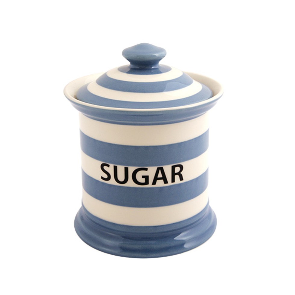 Stripe Sugar Storage Jar