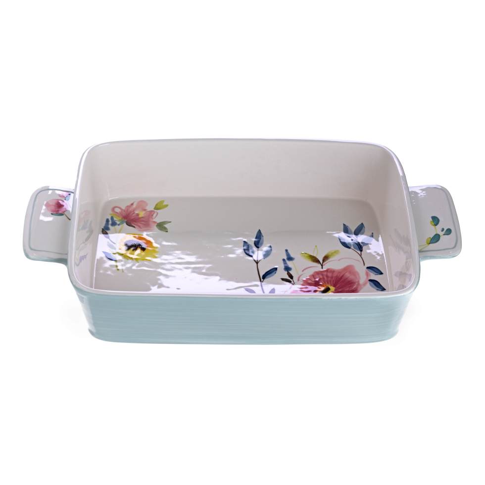 Bluebellgray hand paint large oven dish, £45