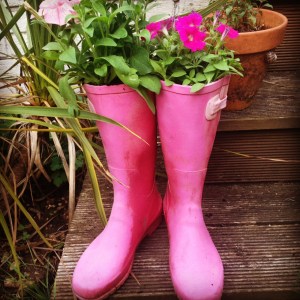 Katy Pearson wedding wellies