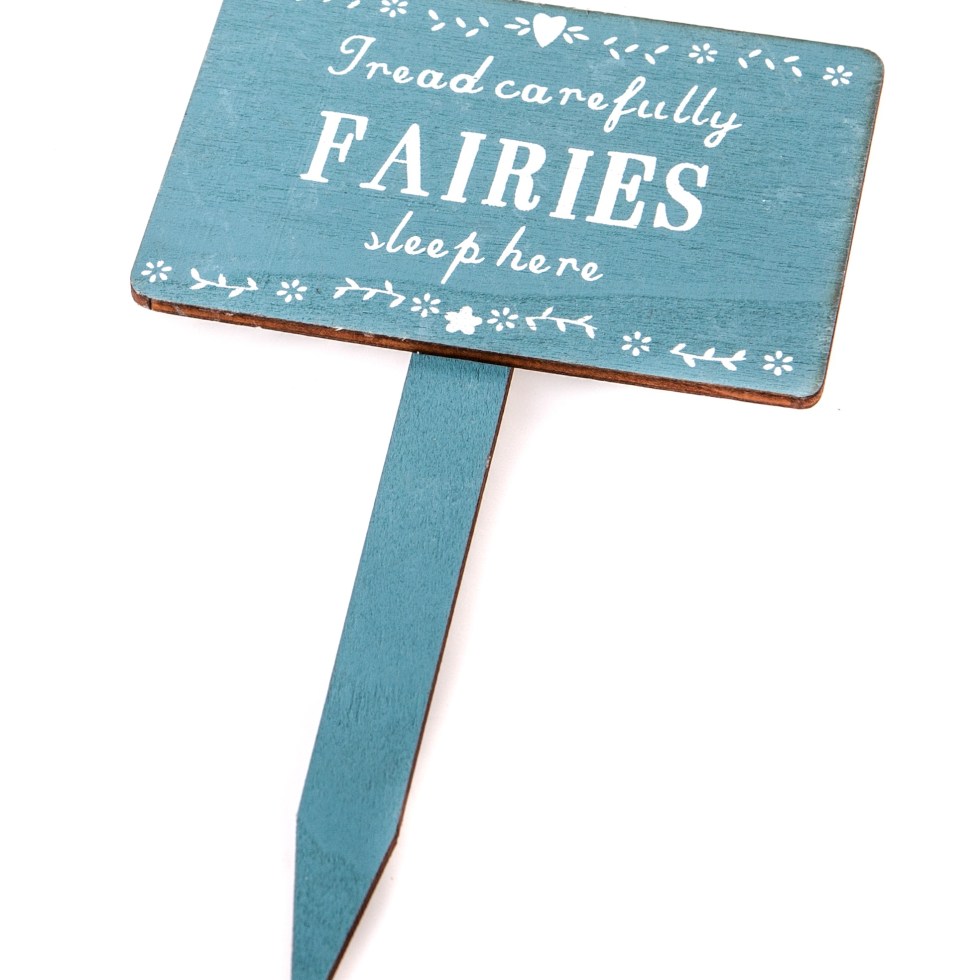 Sass & Belle Fairies Sleep Here Wooden