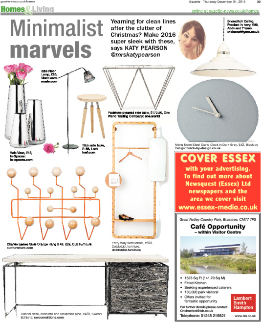 The Daily Gazette, Katy Pearson, interiors