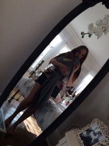 Katy Pearson and son