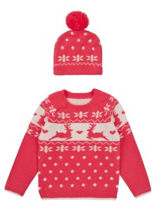 Christmas Hat and Jumper Set