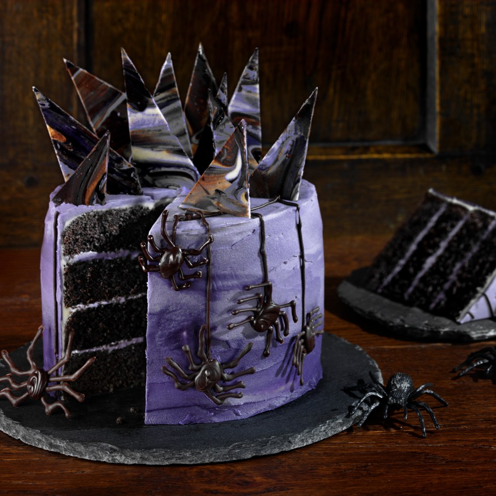 Gothic layer cake, #whatkatydidUK, recipe
